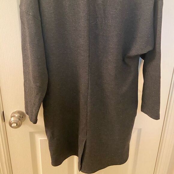 CAbi #994 Lisbon Topper Jacket Cardigan Ponte Coat Sweater Gray Women's Small - Picture 8 of 8